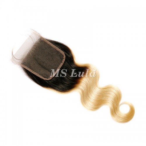 4x4 5x5 1B/613# Virgin Hair Body Wave Lace Closure | Human Hair Wig | Lace Front